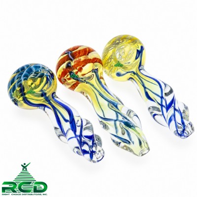 GLASS PIPE TWISTED GP2115 1CT